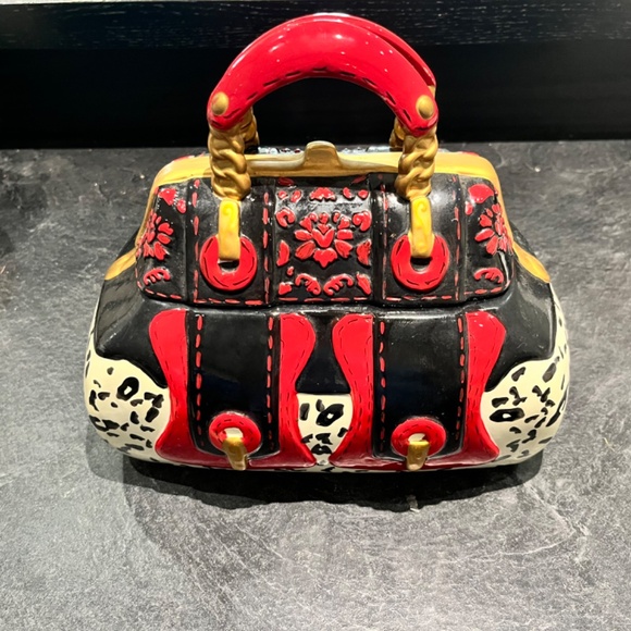 Red purse cookie jar - Picture 4 of 4